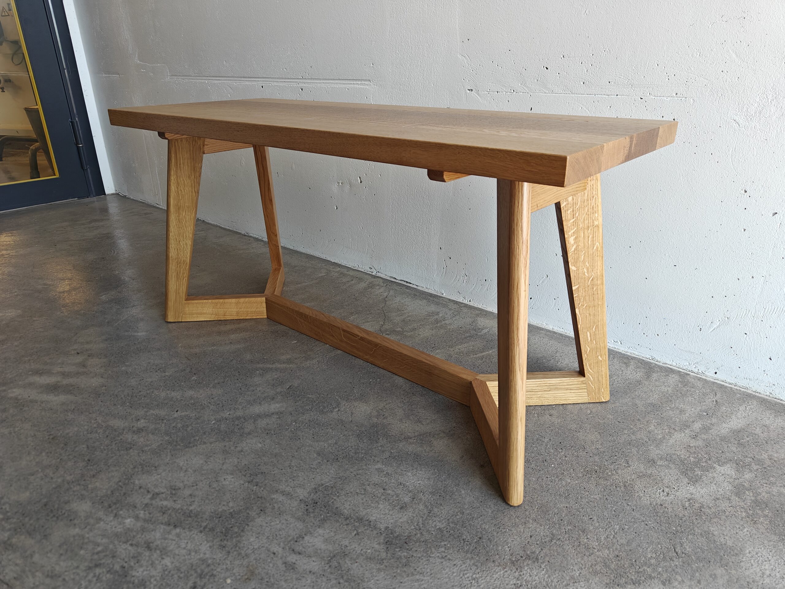 Oak coffee table right side
